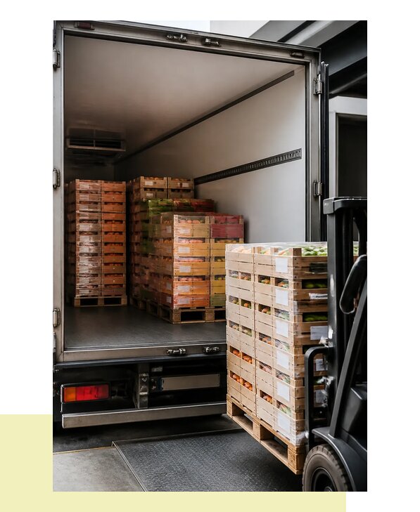 Перевозка сельхозпродукции на паллетах с доставкой в Тару